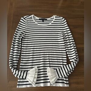 White House. Black Market Striped Sweater Size Small